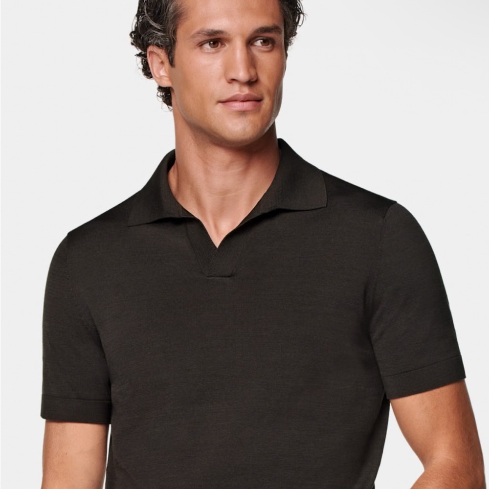 Suitsupply brown polo